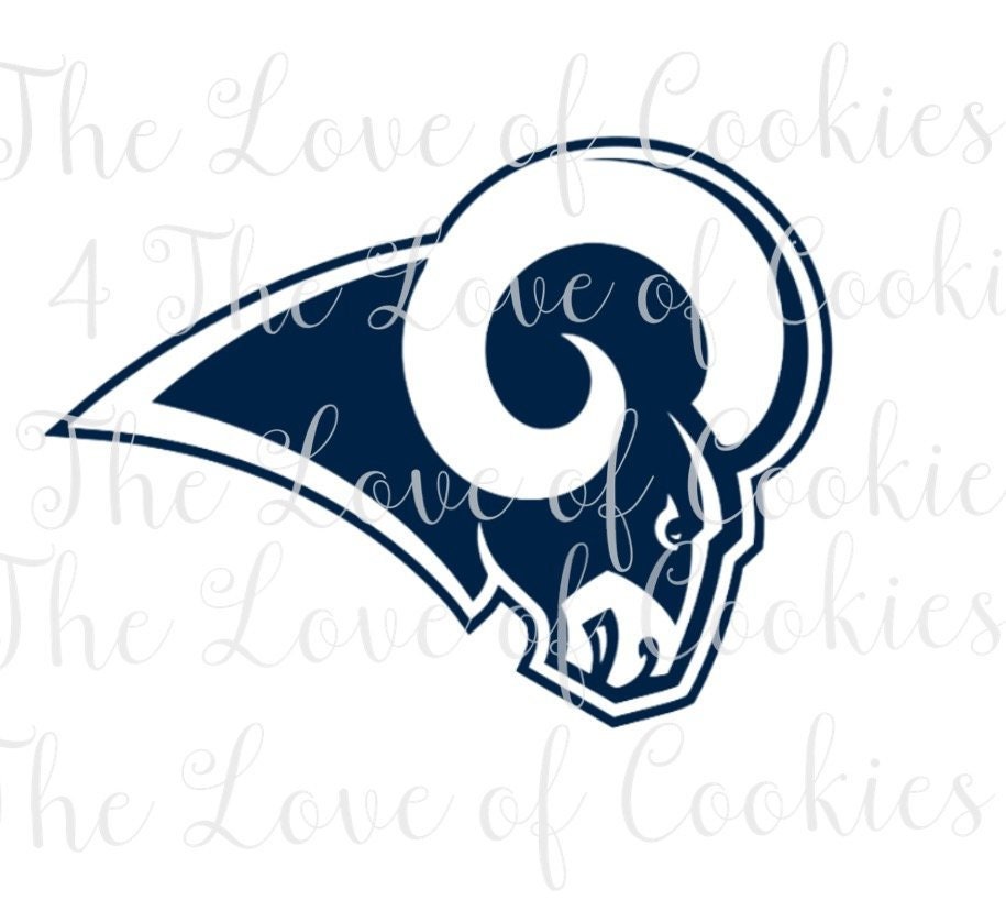 Ram Head Silk Screen Stencil, Football Silk Screen, Custom Screen, Sports Stencil Genie 3
