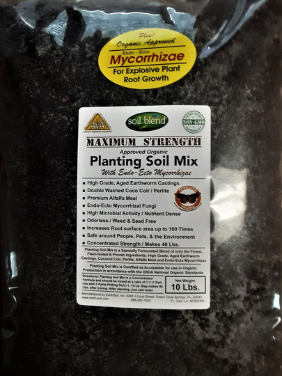 Soil Blend Organic Potting Soil for all plants 10.4-lb Organic Potting Soil Mix | SBPS10MYCO