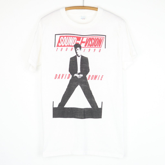 Vintage 1990 David Bowie Sound + Vision Tour Shirt