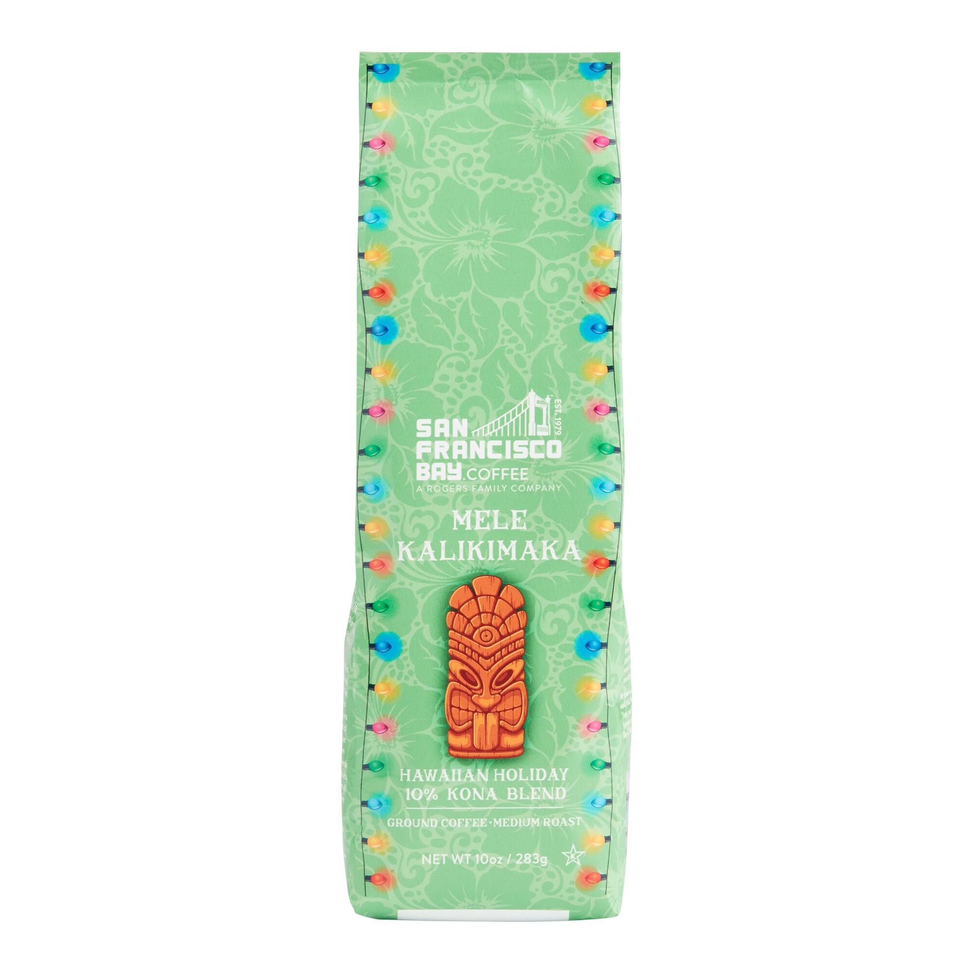 SF Bay Mele Kalikimaka Kona Blend Ground Coffee by World Market