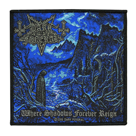Dark Funeral Where Shadows Forever Reign Patch Metal Album Art Sew On Applique