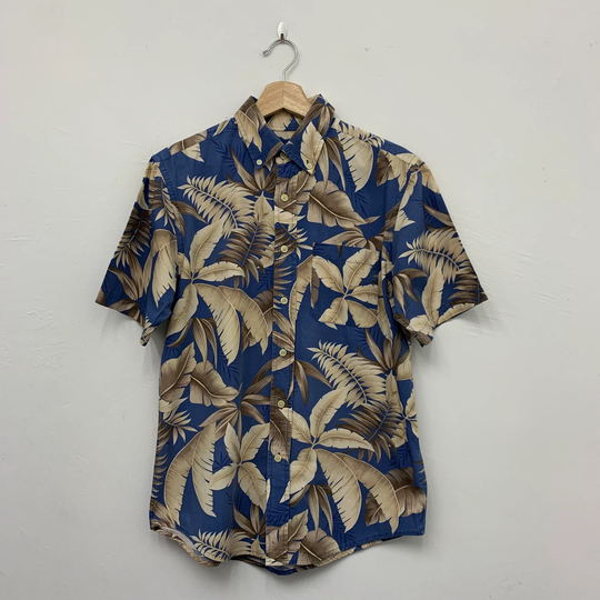 David Taylor Collection Cotton Hawaiian Shirt Size Small