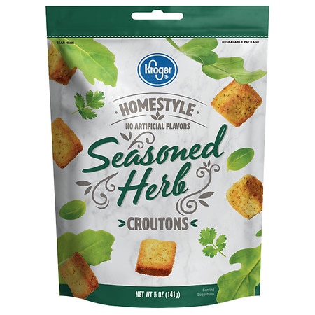 Kroger Homestyle Seasoned Herb Croutons - 5.0 oz