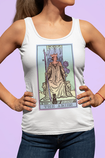 Aries Tank Top Shirt Tarot Inspired Rider Waite Gift Unisex Fit