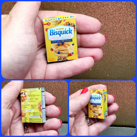 Mini Bisquick Box 3D Printed