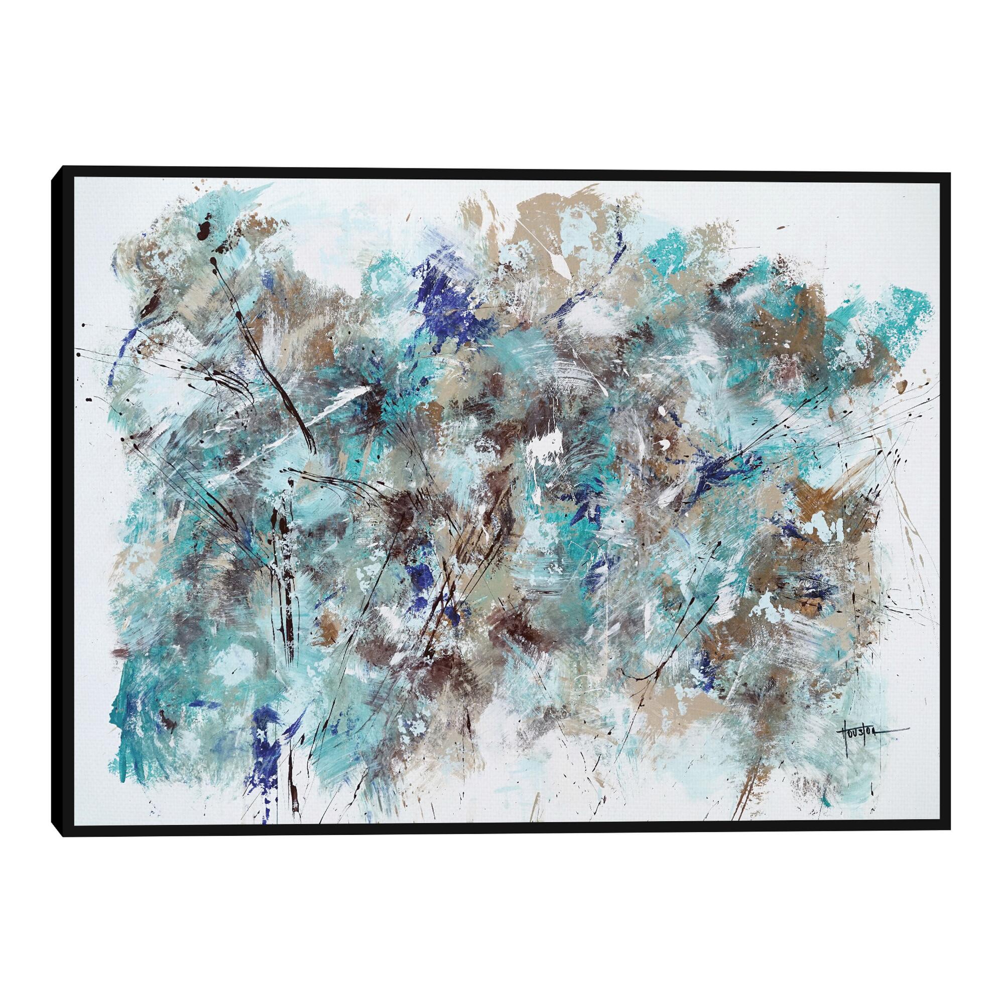Forest by Dan Houston Framed Canvas Wall Art: White/Multi by World Market