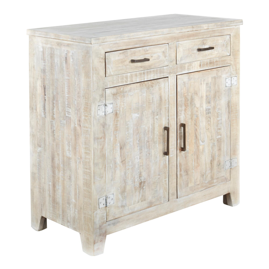 Whitewash Wood Leigh Storage Cabinet: Gray by World Market