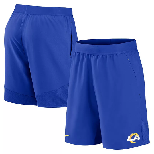 Men's Nike Royal Los Angeles Rams Stretch Woven Shorts, Size: XL, Blue