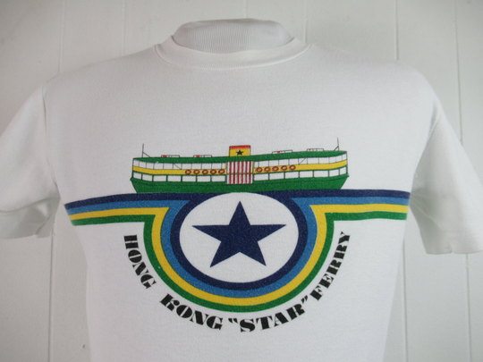 Vintage T Shirt, 1980S Hong Kong Vintage Clothing, Size Small