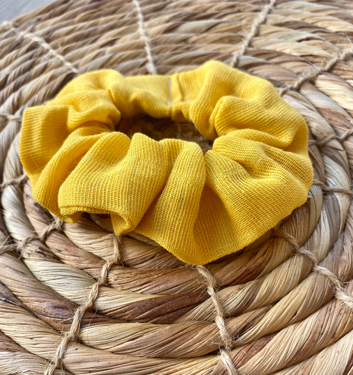 Mustard Yellow, Fall Scrunchie Only, Hair Tie, Ponytail