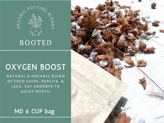 Oxygen Boost Aeration Mix - Blend Of Coco Chips, Perlite, Leca Amendment For Tropical & Aroid Plants Rooted Potting Blends