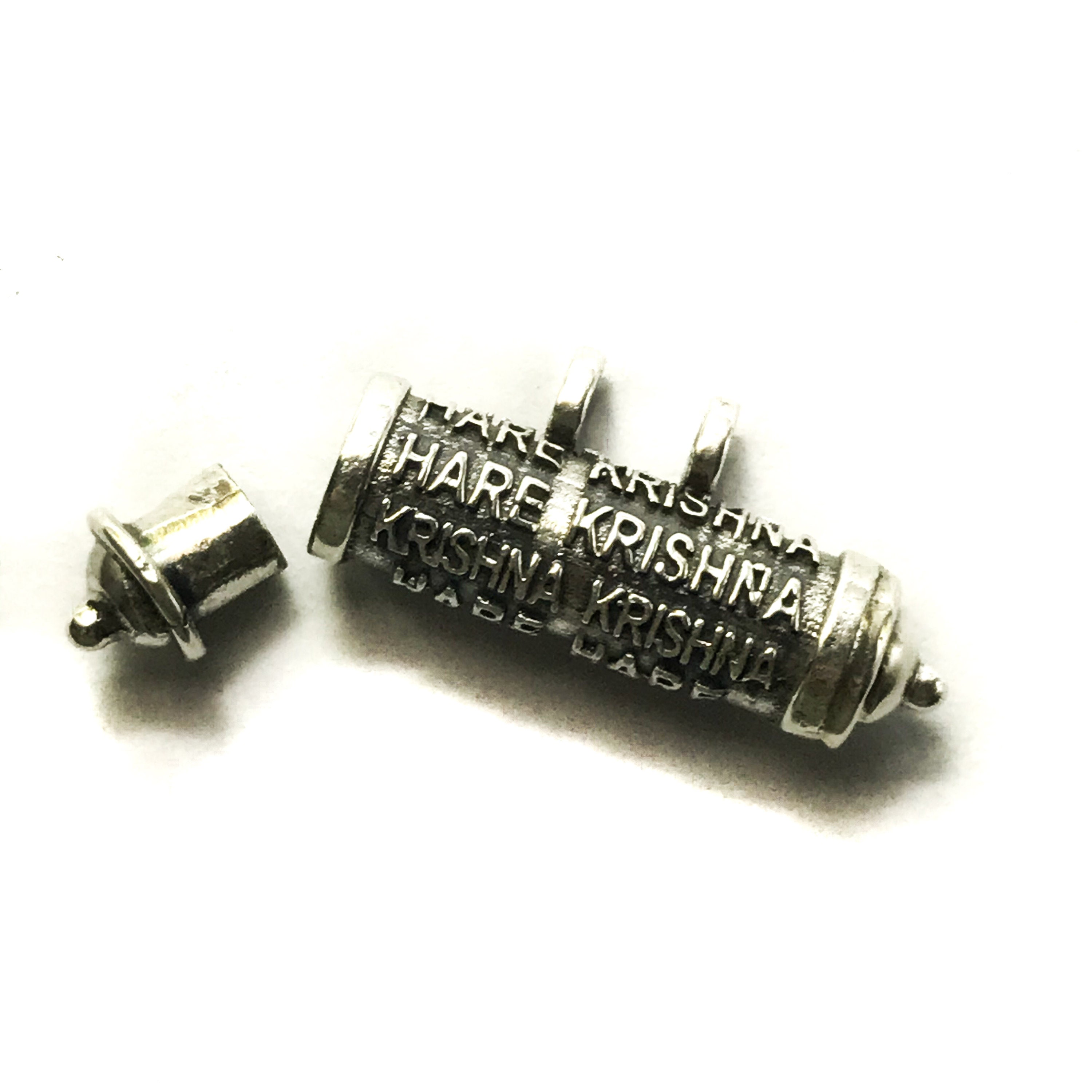 Maha Mantra Kavach Sterling Silver 925 Hare Krishna Prayer Box