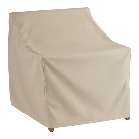 Zaragoza Outdoor Patio Chair Cover: Brown - Polyester by World Market
