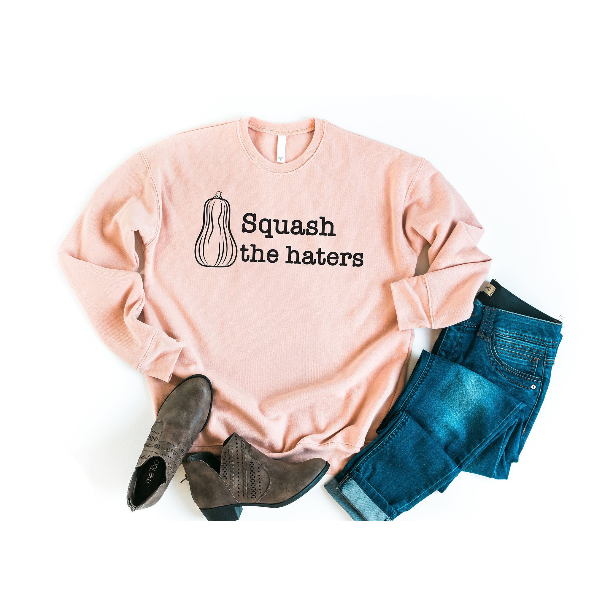 Vegan Womens Sweatshirt Squash The Haters Vegetarian Vegetable Cute Gift For Best Friend Fall Sweater
