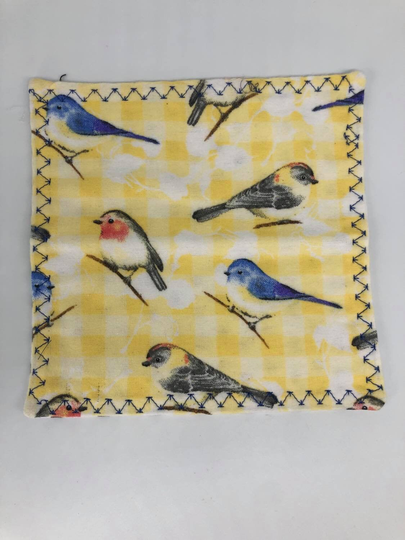 Edc Hank Bird 7.5"x7.5" Flannel