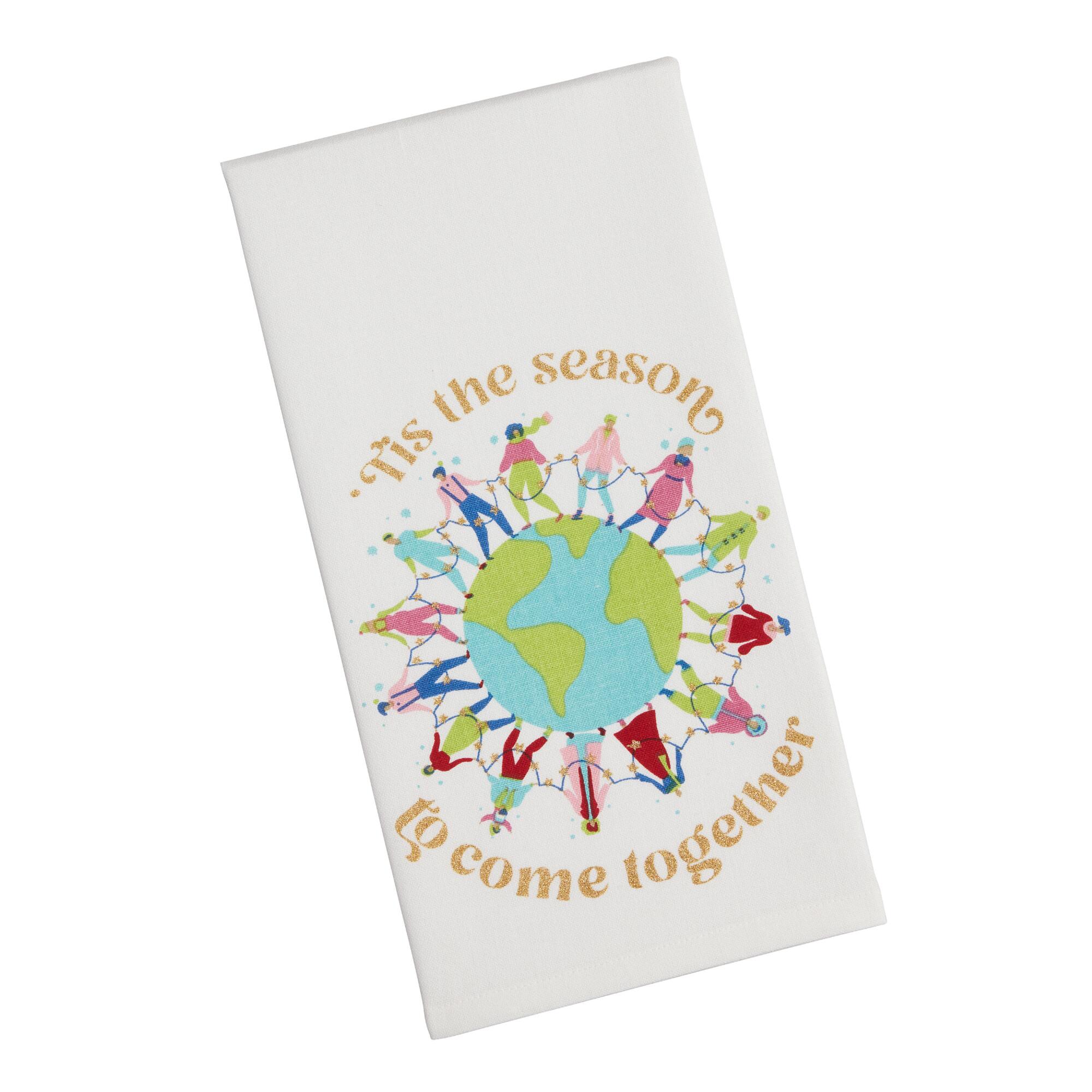 Tis The Season Kitchen Towel - Cotton by World Market