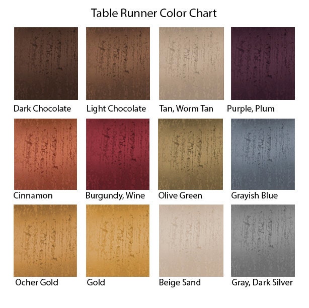 Satin Blend Table Runner With Embroidery, Multi-Color Modern Runners, Wedding Runner, Buffet Bridal Shower Runners