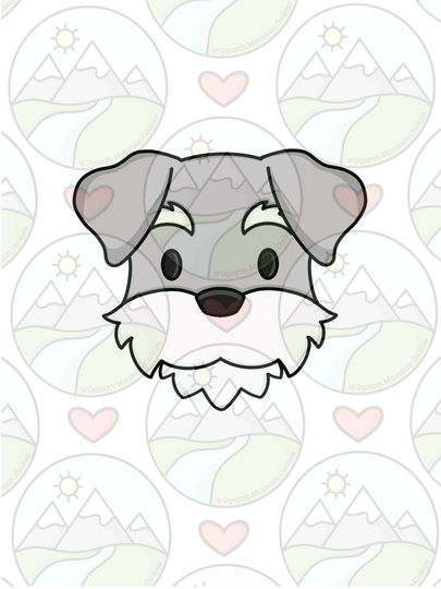 Schnauzer Dog Cookie Cutter