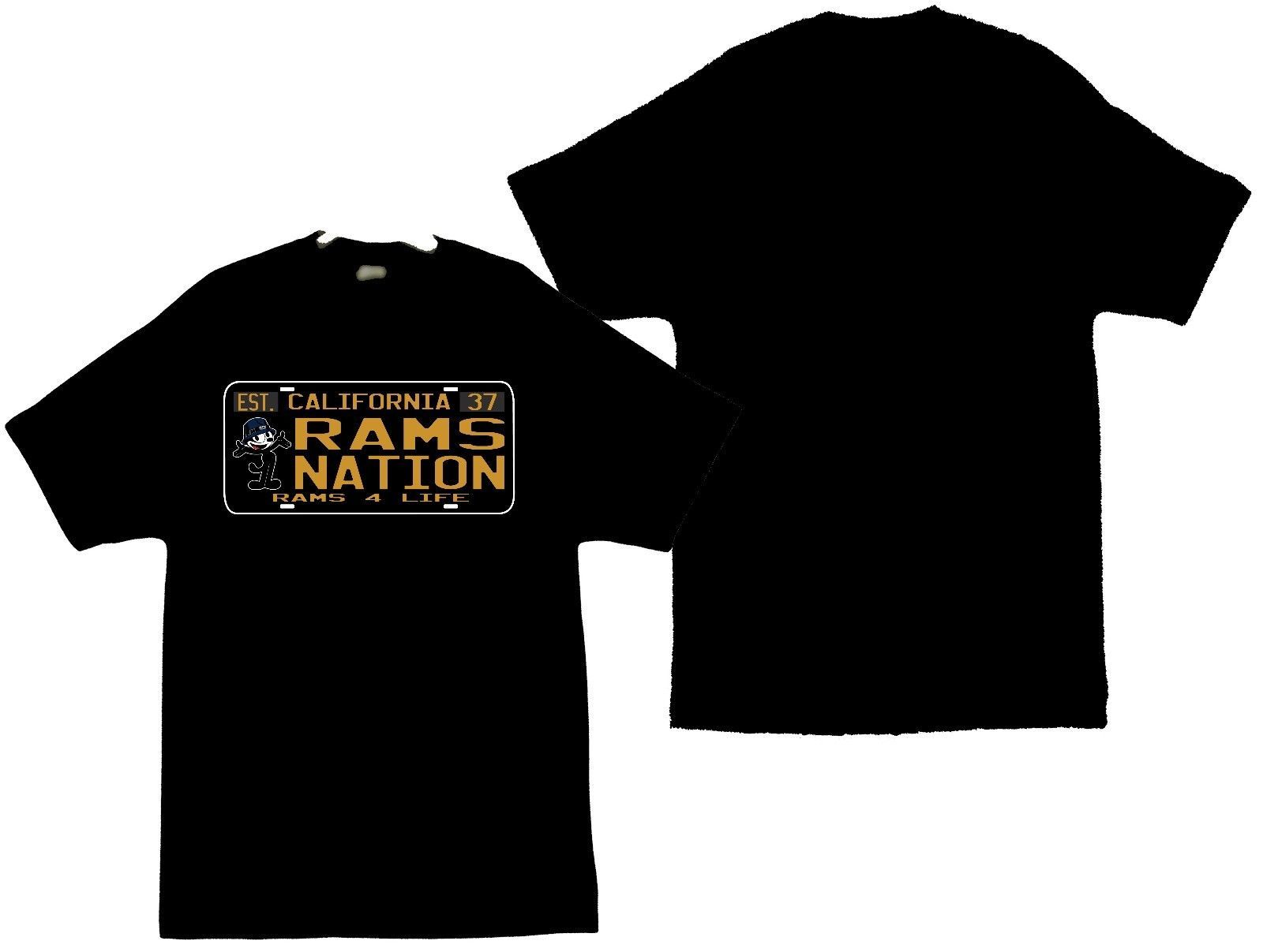Felix The Cat Chevrolet License Plate With The Rams Logo Men's T-Shirts