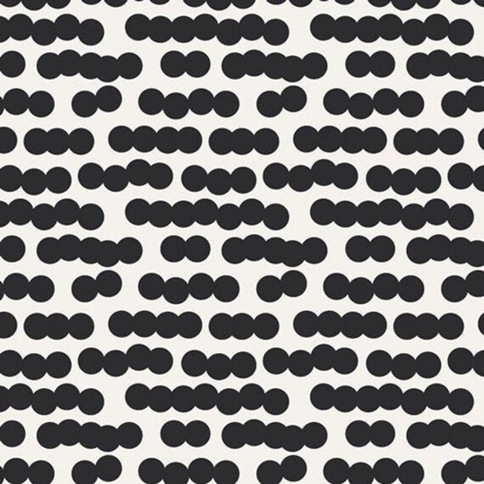 Playing Dots, Black & White Fabric, Blender Capsules Collection, Art Gallery Fabric