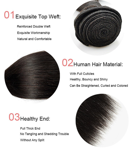 Malaysian Silky Straight Hair Grade 9A Model Number S8208