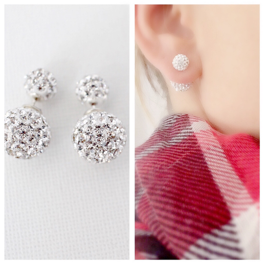 Ear Jacket, Jackets, Sterling Silver Ear Jacket, Bridesmaid Earrings, Wedding Bridal Jacket Earring, Earrings