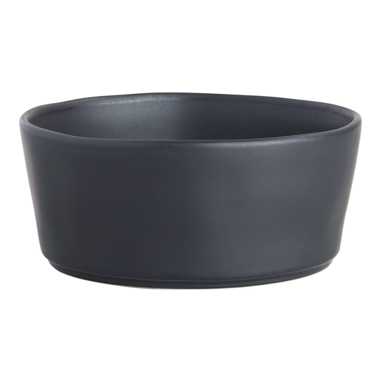 Black Organic Rim Mason Bowl Set Of 6 - Stoneware by World Market