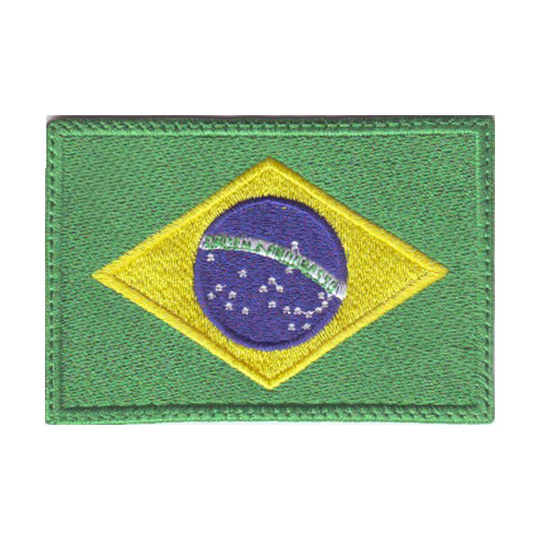 Brazil Flag Embroidered Patch