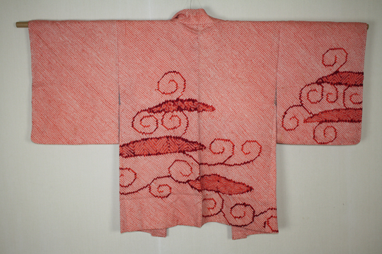 Silk Haori Jacket Orange Shibori | Tie-DyeOf Japanese Vintage