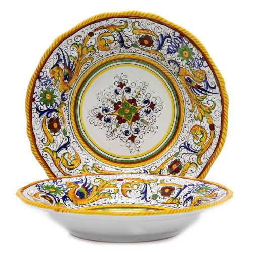 Deruta of Italy Raffaellesco Rim Pasta Soup Plate 10.5 in Round