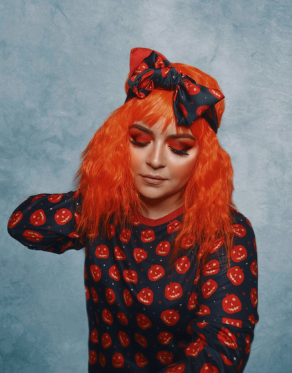 Jack-O-Lantern Headscarf, Halloween Headband