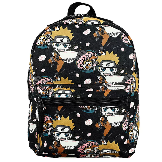 Naruto Ramen Toss Print Mini Backpack, Multicolor