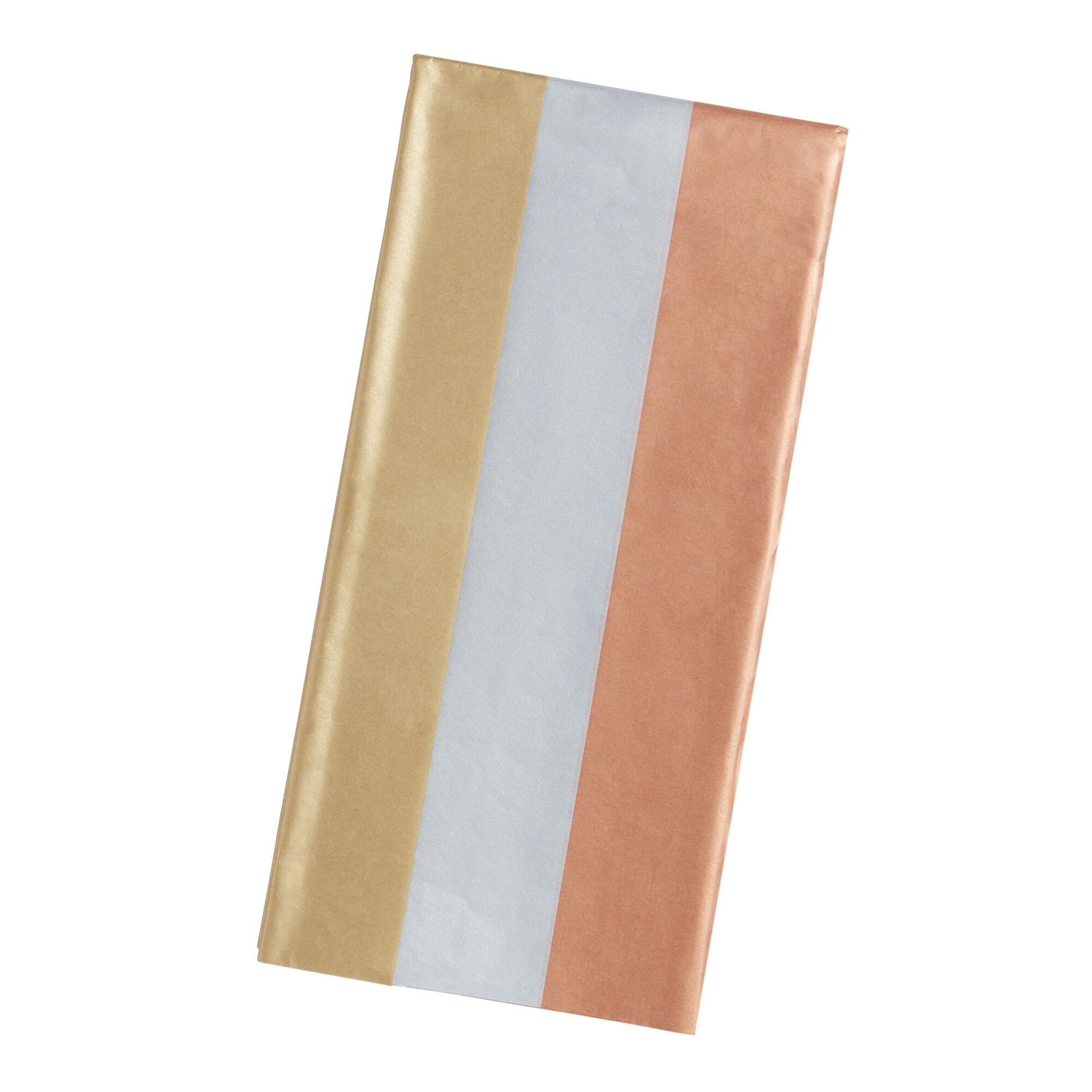 Mixed Metals Tissue Paper Set Of 2 by World Market