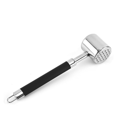 Double Sided Stainless Steel Knocking Meat Hammer Pork Chops Steak Tender Meat Muscle Beat Hammer Kitchen Meat Tools - Standard-Pack of 1
