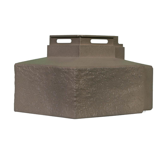 Novik NovikStone Premium Ledge Weathered Blend Faux Stone Veneer in Brown | 267500003