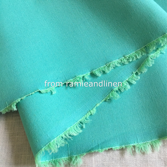 Silk Fabric, Silk Cotton Blend Twill Half Yard By 42" Wide