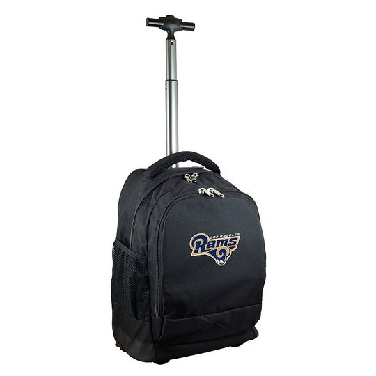 Los Angeles Rams Premium Wheeled Backpack, Black