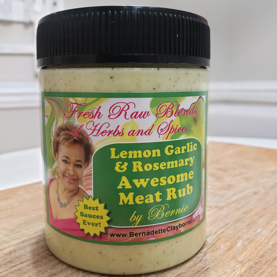 Awesome Lemon Garlic & Rosemary Meat Rub/Pot Seasoning. Can Be Used On Beef, Fish, Salmon, Seafood, Pork Or Poultry