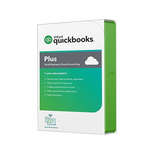 Intuit QuickBooks Online Plus 2020 for 5 Users, Windows and Mac, Online Access (607220)