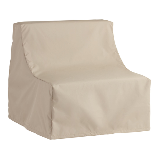 Alicante II Outdoor Patio Chair Cover: Brown - Polyester by World Market
