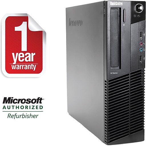 Lenovo M81 SFF Refurbished Desktop Core i5 3.1Ghz 4GB Memory 250GB HDD Windows 10 Pro