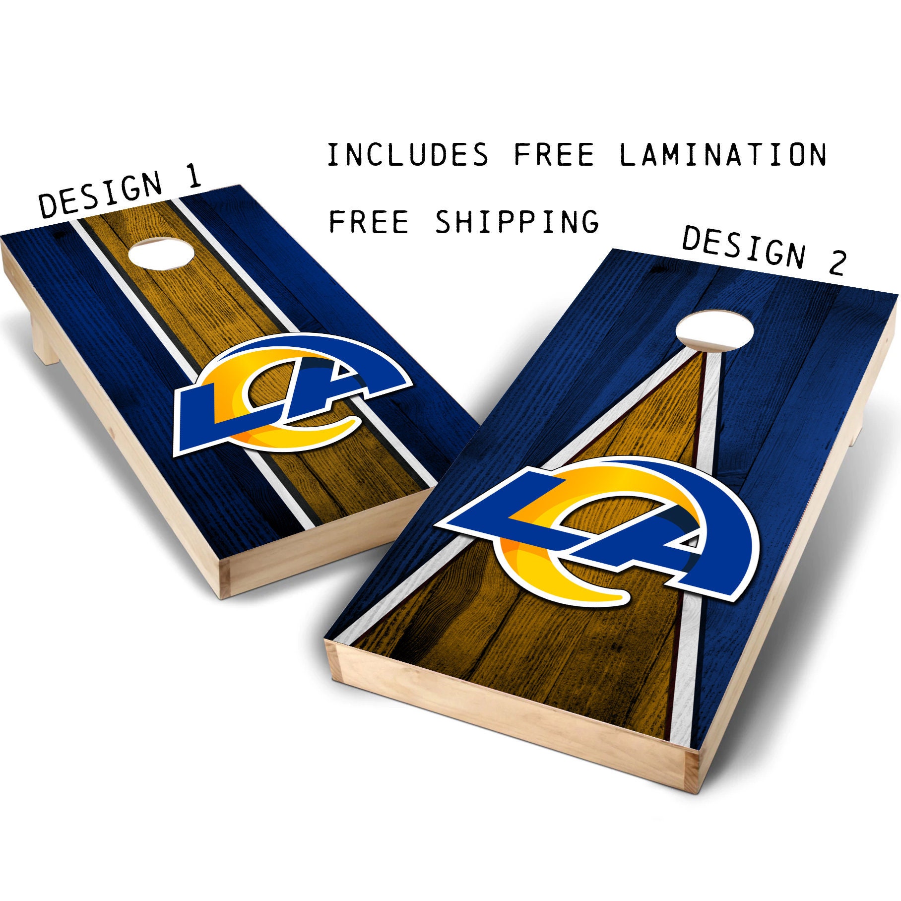 La Rams Cornhole Wrap - Decal Bag Toss Board Wraps Vinyl Best Seller