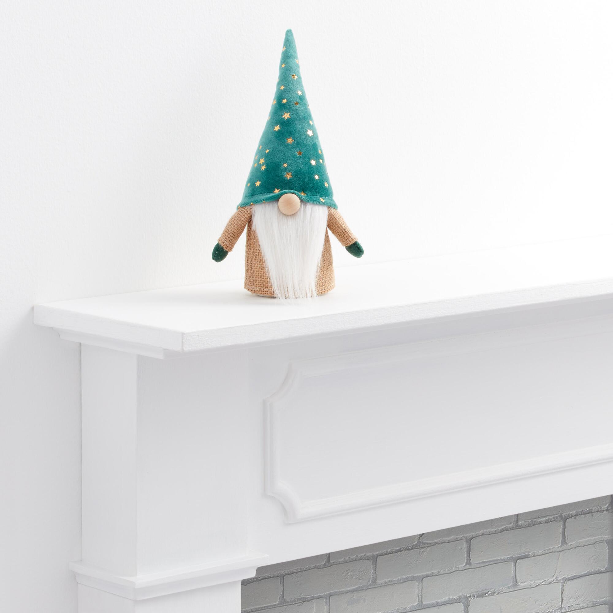 Velvet and Burlap Woodland Gnome Decor: Multi - Fabric by World Market