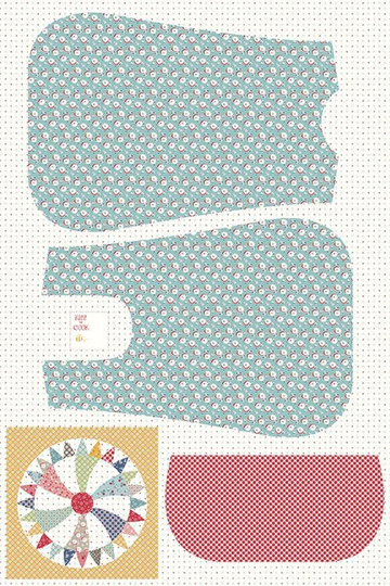 Cook Book Home Décor Apron Panel Mums -Riley Blake - 36 X 54"-Hd11770