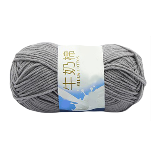 50g Cotton Blend Crochet Knitting Baby Clothes Scarf Hat Sweater Woolen Yarn - grey
