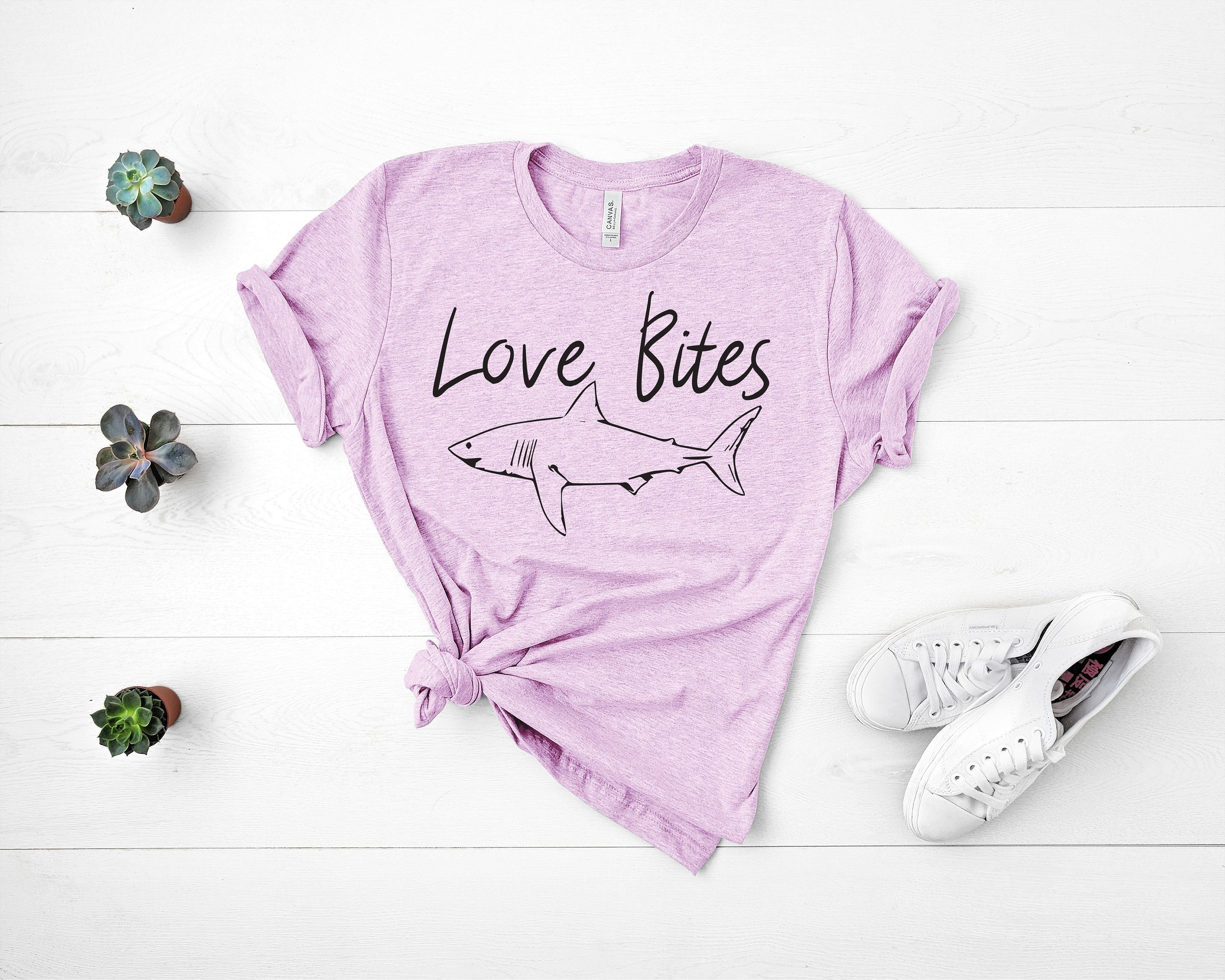 Valentines Shirt, Girlfriend Gift, Be My Valentine, Apparel, Love Bites Valentines Day Shirt For Women - Unisex