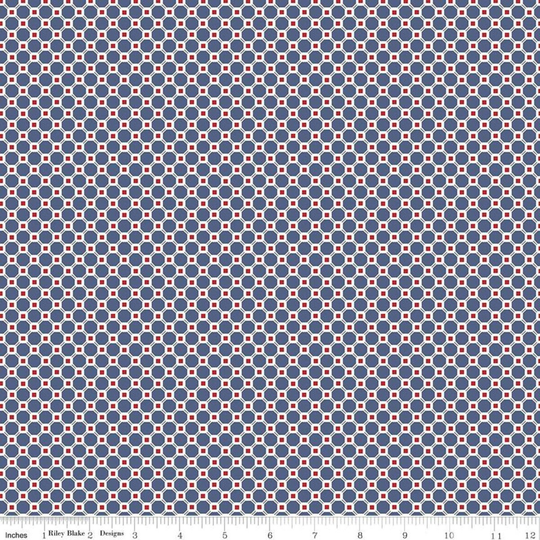 Lori Holt Cook Book Kitchen Tile Denim Fabric From Riley Blake