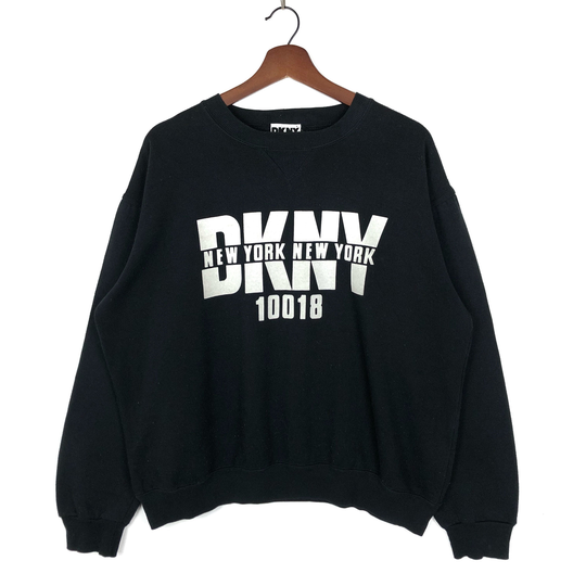 Vintage Dkny Sweatshirt Crewneck Pullover Printed Big Logo Sweater