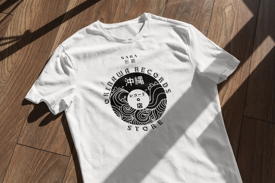 Okinawa Records Store Graphic Tee, Japanese Street Wear Shirt For Men & Women, Vinyl Shop Naha Japan
