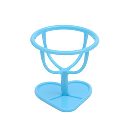 Makeup Egg Powder Puff Blender Sponge Display Stand Drying Holder Storage Rack - blue